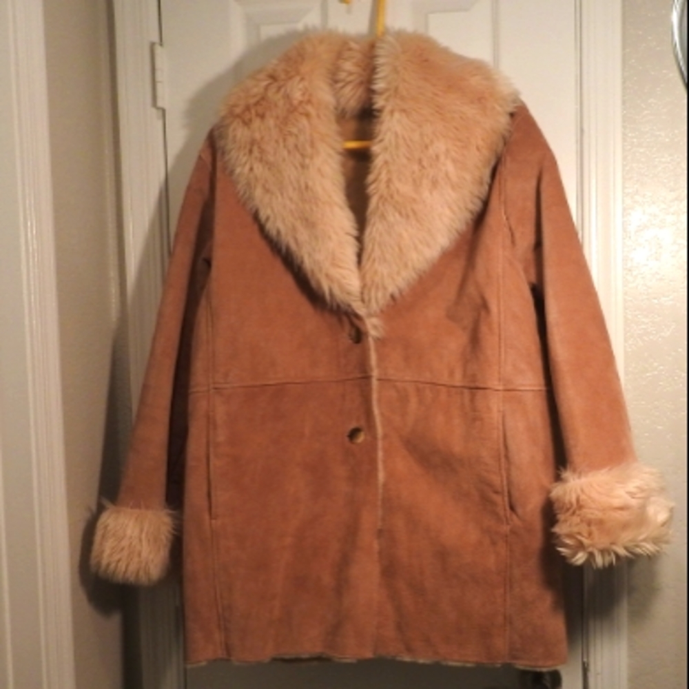 NWOT!  Wilsons Leather Suede Coat